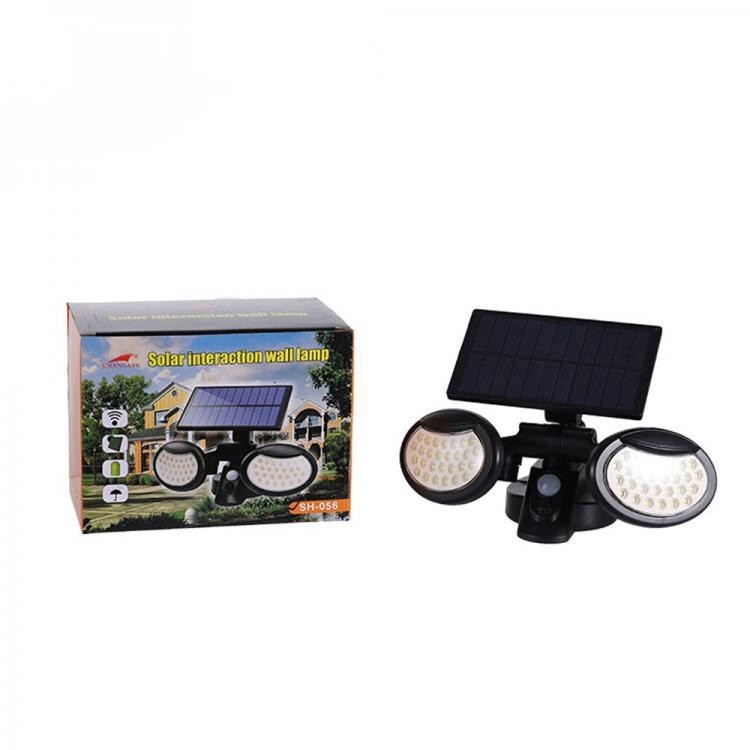 Lampa solara dubla, senzor de miscare, Lampi Ovale