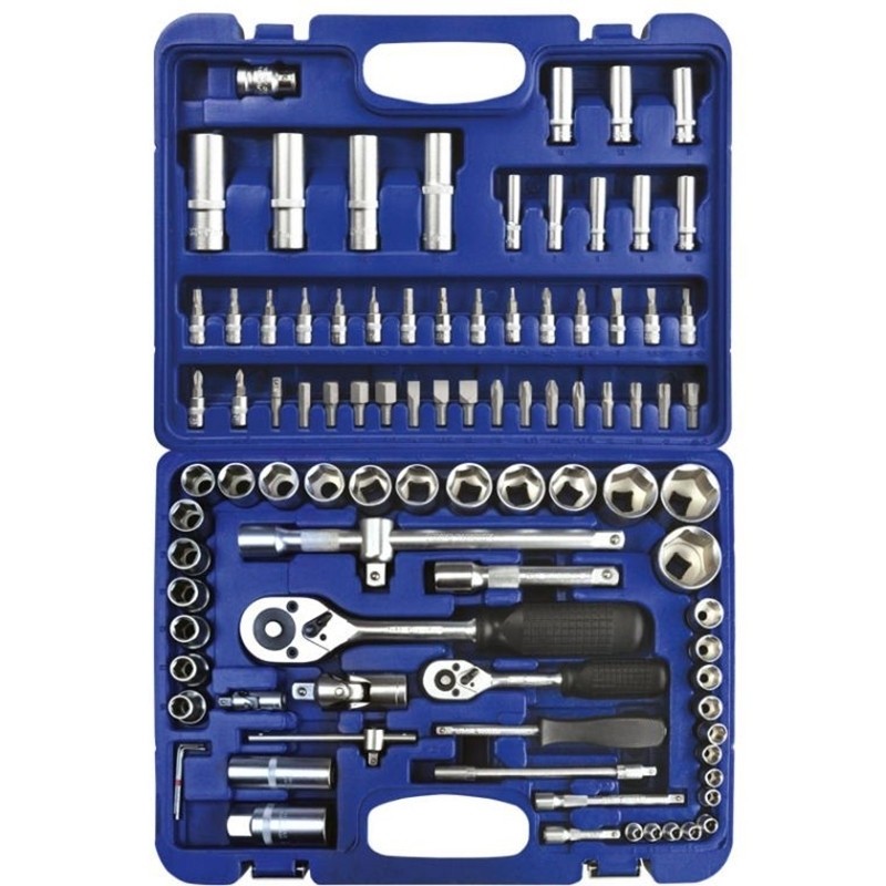 Trusa chei tubulare cu antrenor, 94 piese , 1/2" - 1/4"