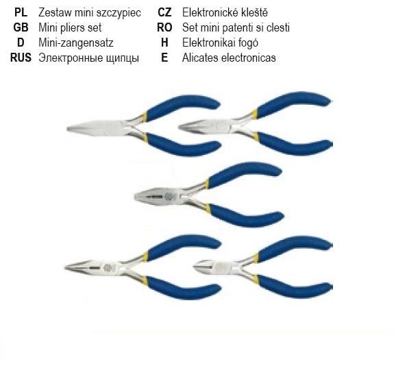 Set 5 mini patenti si clesti de precizie