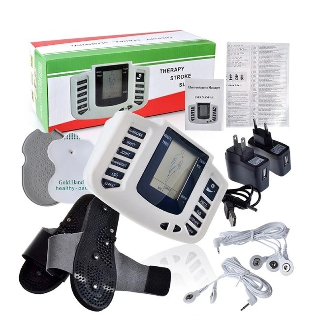 Pachet complet pentru masaj prin electro-stimulare, TENS/EMS