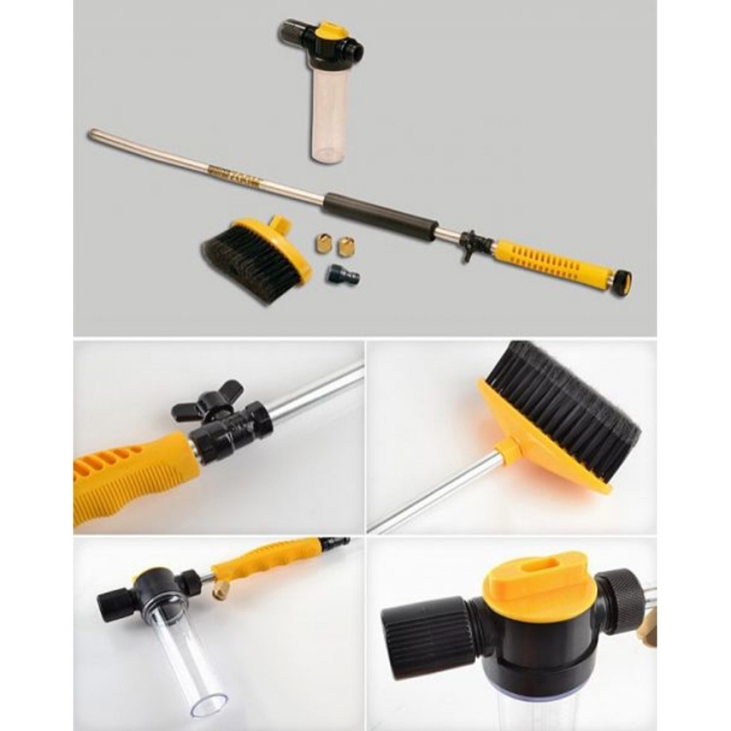 Pistol de apa pentru spalat cu accesorii incluse, Water Zoom