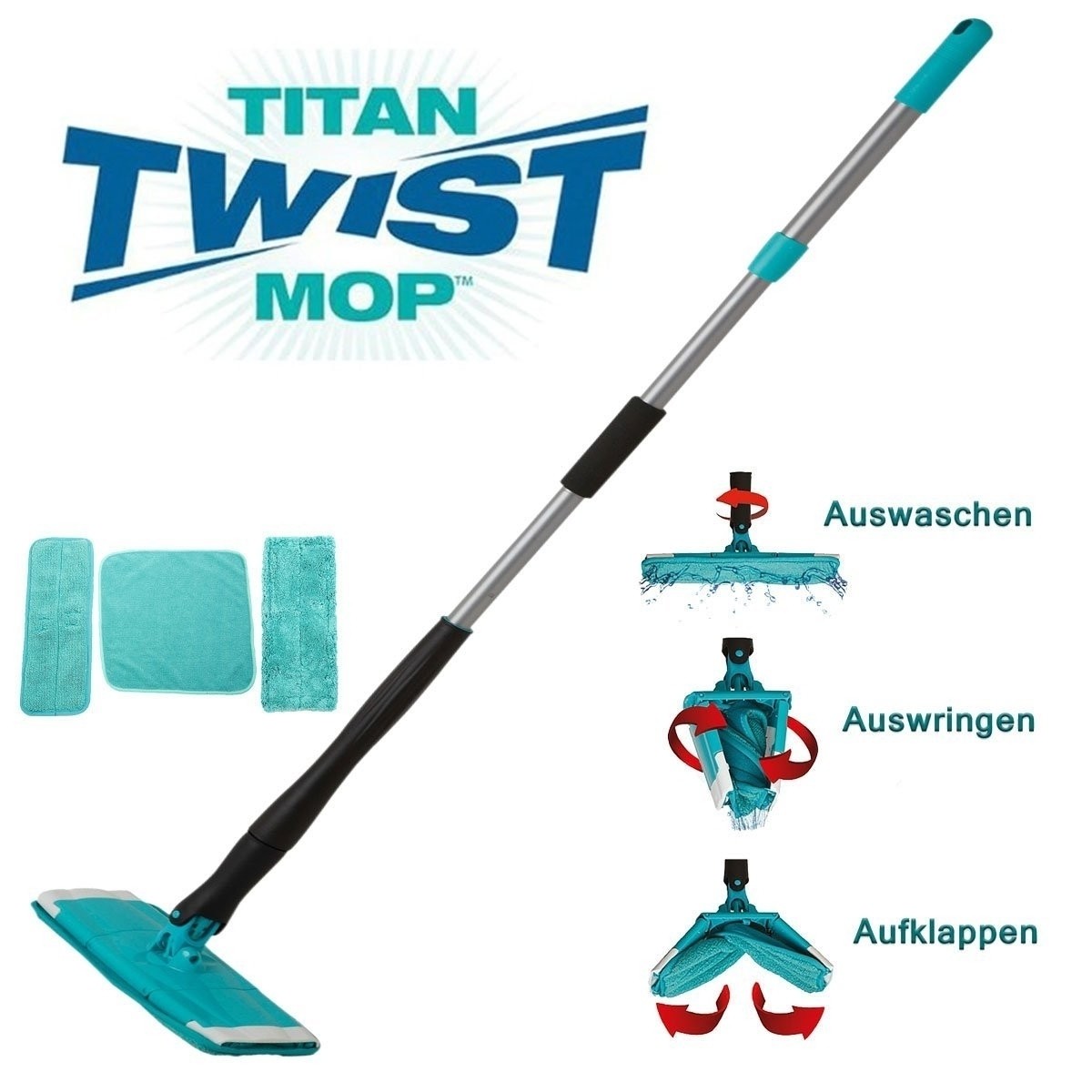 Mop cu microfibre Titan Twist