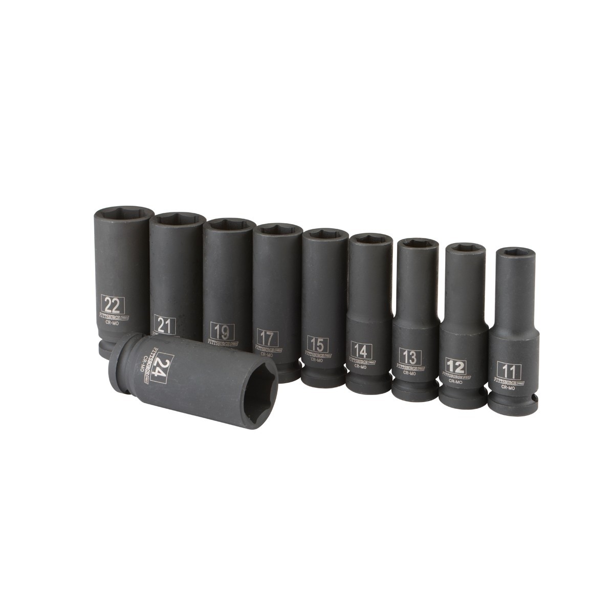 Trusa profesionala chei tubulare de impact lungi de 1/2