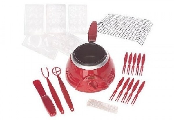 Aparat pentru topit ciocolata si set fondue