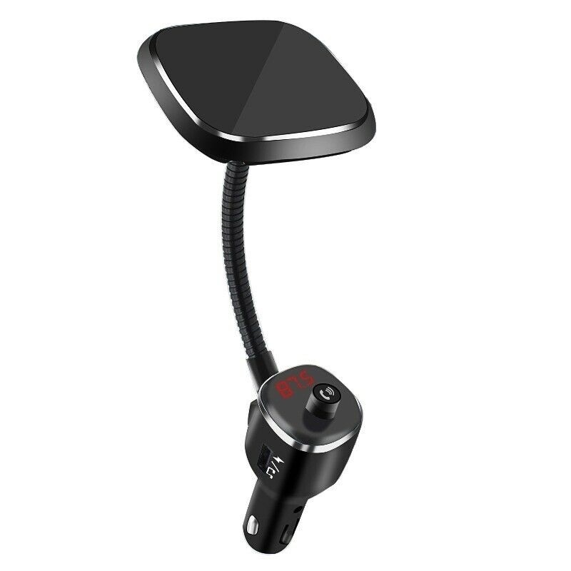 Modulator FM, Mp3 player cu bluetooth, incarcare wireless si suport magnetic pentru telefon