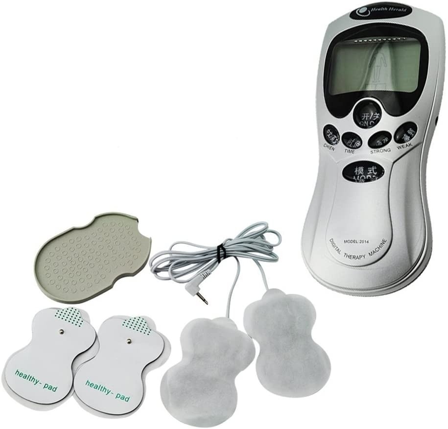 Aparat de masaj cu efect de acupunctura, Ecran LCD, 4 electrozi