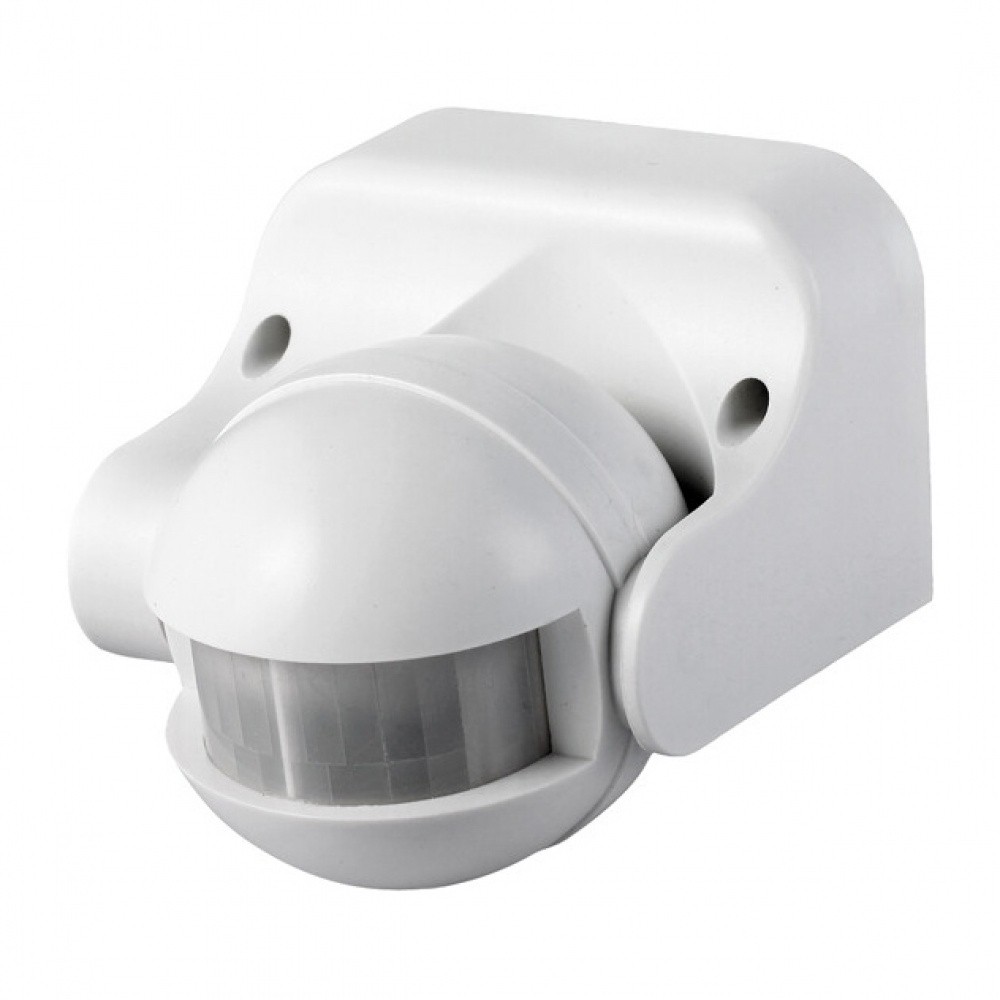 Senzor de miscare cu infrarosu, 180 grade, montare perete, IP20 