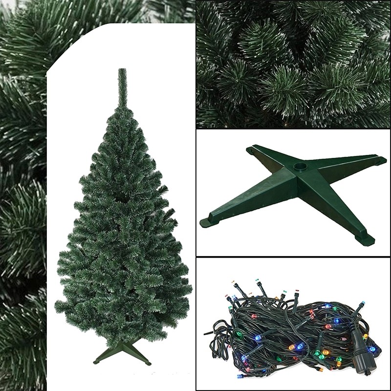 PACHET Brad artificial, tip pin, 150 cm + SUPORT SI INSTALATIE CADOU