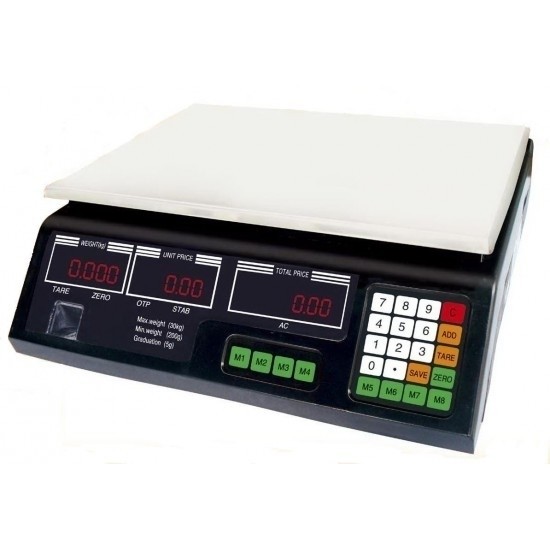 Cantar electronic comercial - 30 kg