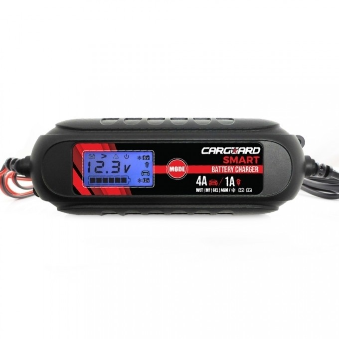 Redresor auto Smart, Incarcare automata in 10 trepte, Afisaj LCD