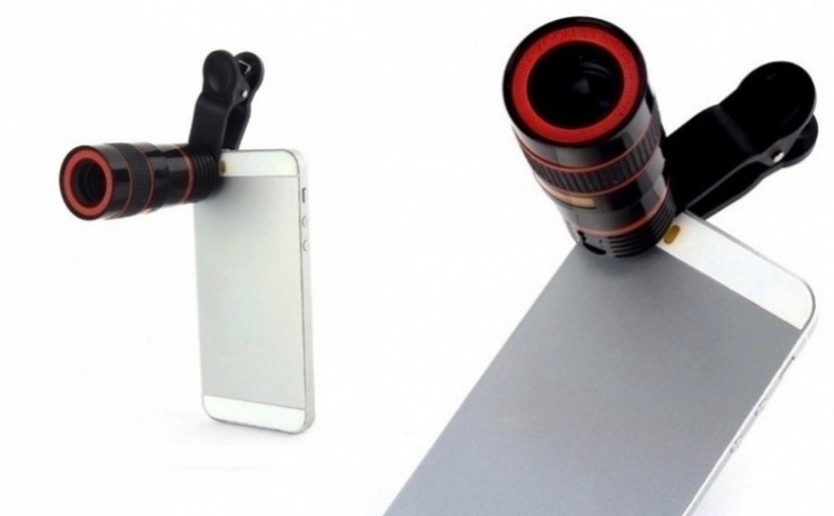 Mini-telescop lupa 8x zoom pentru telefon