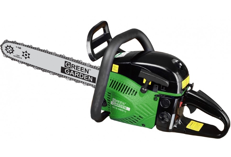 Drujba, 6 CP, 8500 RPM, 2 lame+ 2 lanturi Green Garden