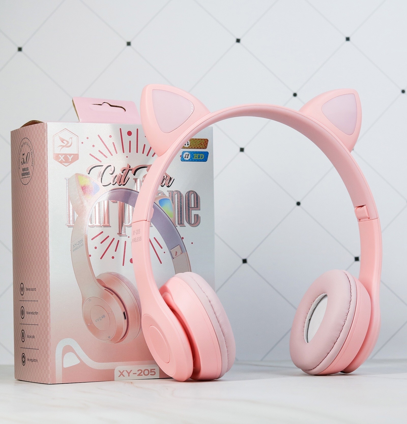Casti wireless, urechi de pisica