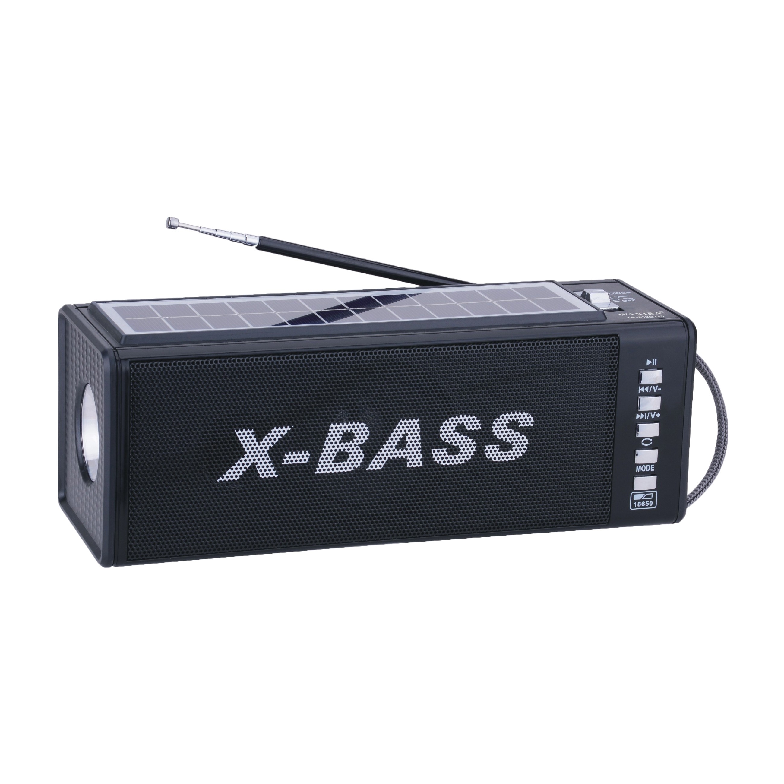 Radio Mp3 cu incarcare solara si lanterna, Redare USB / SD XB-816BT
