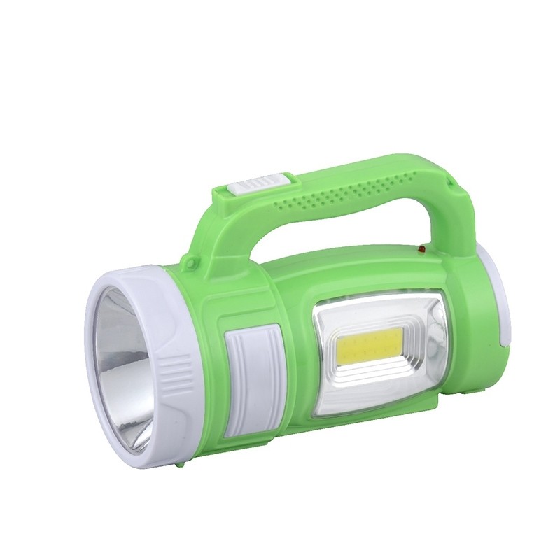 Lanterna COB cu 3 faze de iluminare, incarcare 220 V si solara