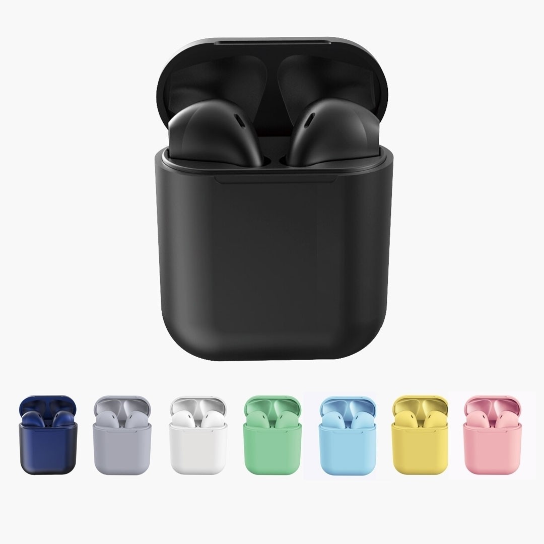 Casti Audio Wireless, InPods 12, EarBuds, tehnologie Bluetooth 5.0, Bass Boost pentru iOs & Android