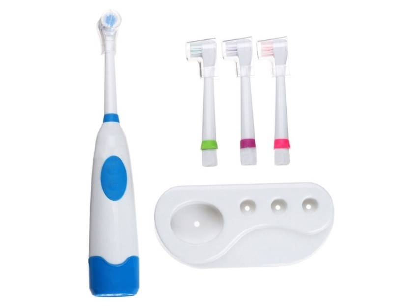 Set Periuta de Dinti Electrica cu 4 Capete Rotative