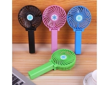 Mini ventilator cu maner si acumulator