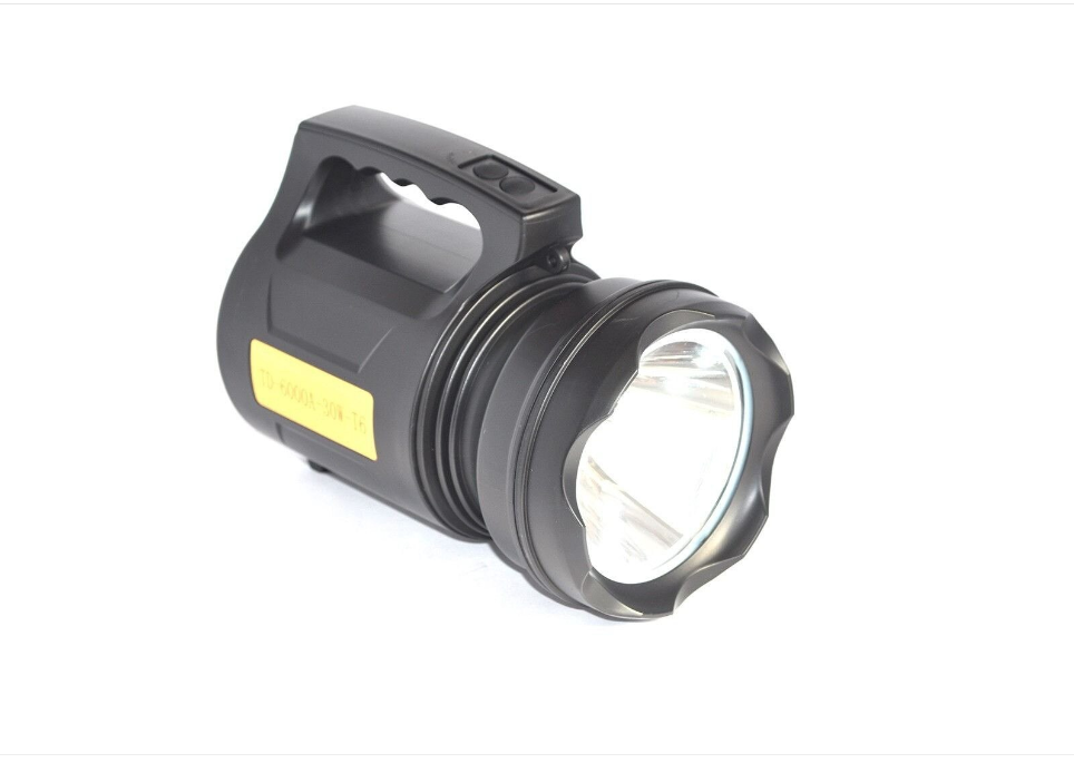 Lanterna 30W LED Puternica Portabila, Reflection Vision® Pescuit Vanatoare, Faza lunga si scurta, acumulator inclus