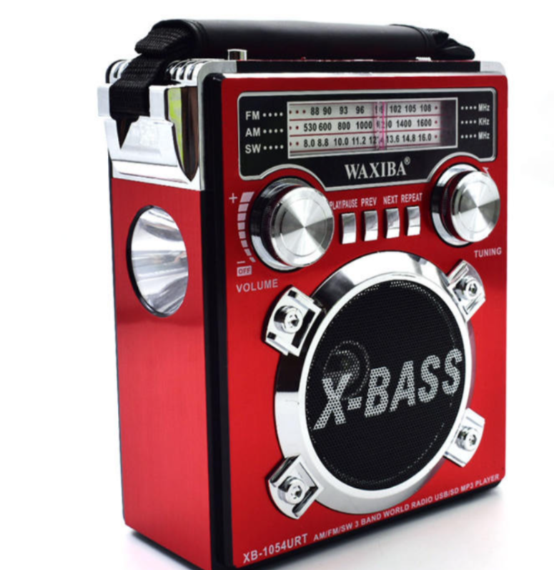 Aparat de radio portabil, Mp3 USB, Lanterna, Acumulator reincarcabil