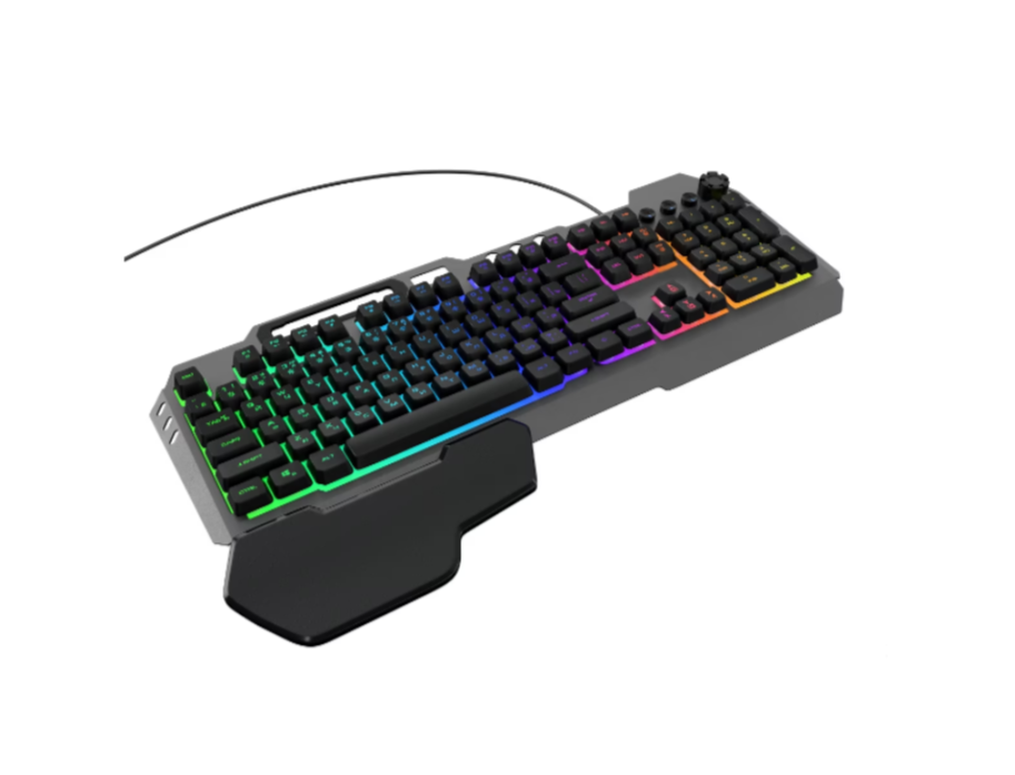 Tastatura Gaming Iluminata RGB,720 USB, Neagra