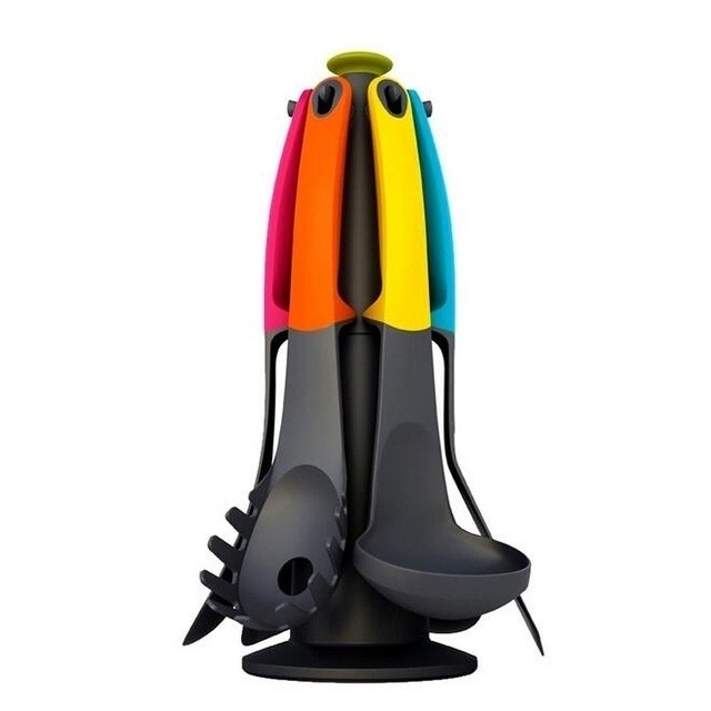 Set ustensile colorate bucatarie 7 piese