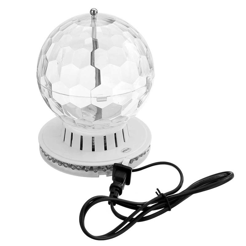 Bec forma sfera 48 LED-uri rotativ Sunflower 15W
