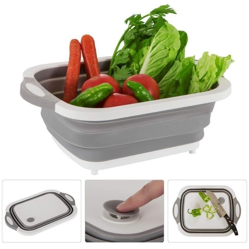 Tocator multifunctional, pliabil, 3 in 1, 40x30x3 cm