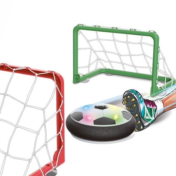 Set de joaca pentru copii, fotbal cu 2 porti si minge hover ball cadou