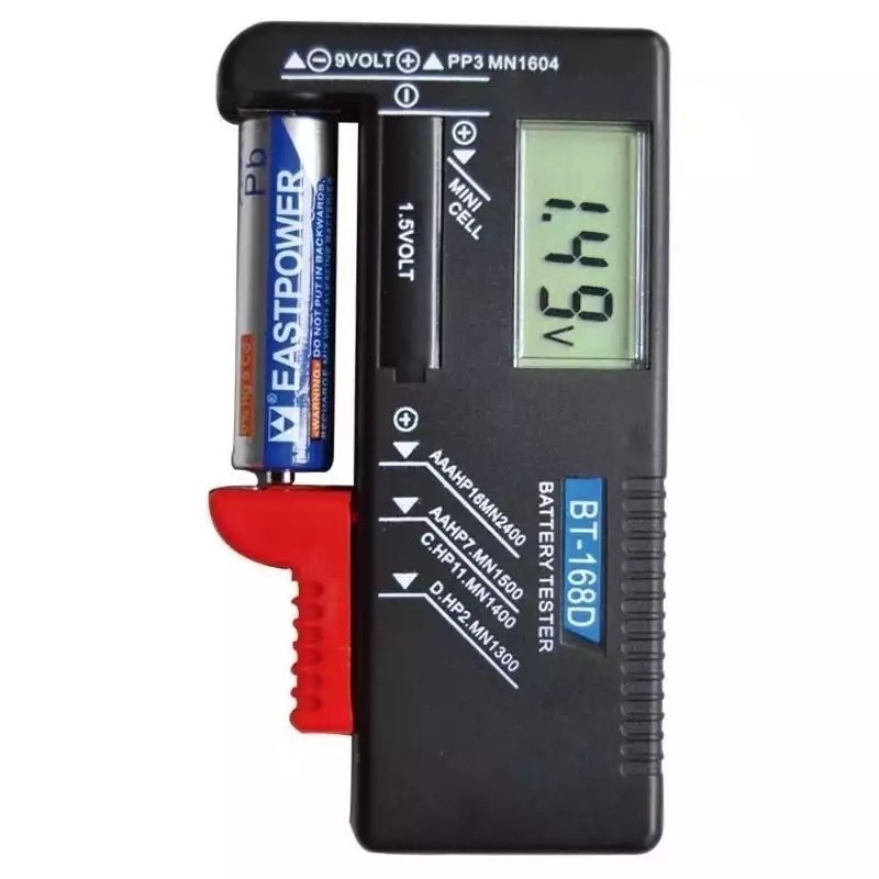 Tester pentru baterii, 1.5 v -9v