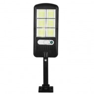 Lampa solara cu 60 de LED-uri, panou solar, senzor de miscare si lumina