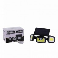Lampa tripla split, cu panou solar si senzor de de miscare