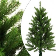 Brad artificial aspect nins suport din plastic 210 cm 