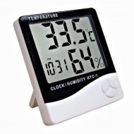 Ceas digital cu functie de Termohigrometru, Alarma si Calendar
