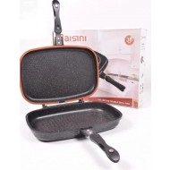 Tigaie dubla, antiaderenta, 36 CM