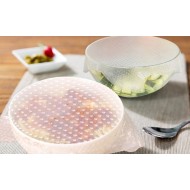 Set 4 folii refolosibile pentru alimente Stretch and Fresh