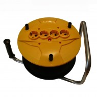 Tambur derulator prelungitor tip rola fara cablu 4 prize