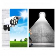 Proiector tip camera falsa cu panou solar, senzor de miscare