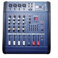 Mixer audio cu amplificare 450 Watt cu 4 canale