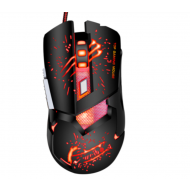 Mouse Gaming Weibo, S10 cu senzor optic rezolutie 1600/2400/3200 DPI, Rosu