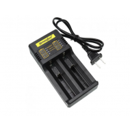 Incarcator Acumulatori 4.2V Li-Ion cu 2 Porturi la Priza 220V