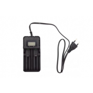 Incarcator cu display cu 2 porturi pentru acumulatori alimentare USB 5V