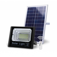 Corp Iluminat Proiector LED 100W cu Telecomanda + Panou Solar De Dimensiuni Mari Rezistent la Apa!!