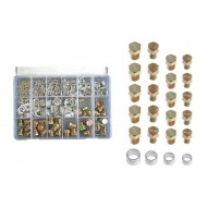 Set reparatie inlocuire buson surub baie de ulei cu saibe din aluminiu dimensiuni diverse