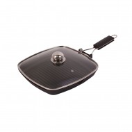 Gratar aluminiu 24cm cu maner detasabil