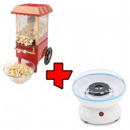 SET Aparat facut popcorn Old Fashioned si Aparat Vata de zahar