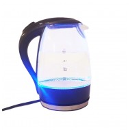 Cana - fierbator transparent cu LED 