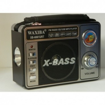 Radio multifunctional dotat cu lanterna Waxiba XB-6061URT