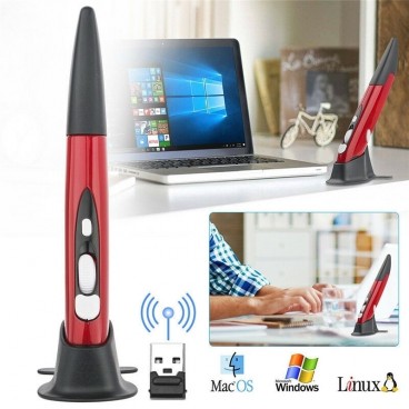 Mouse Optic Wireless cu design in forma de pix Air Pen