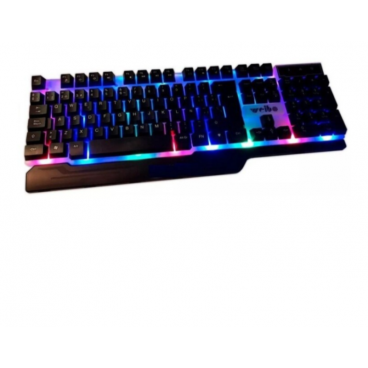 Tastatura Pentru Gaming, Iluminare RGB, Neagra